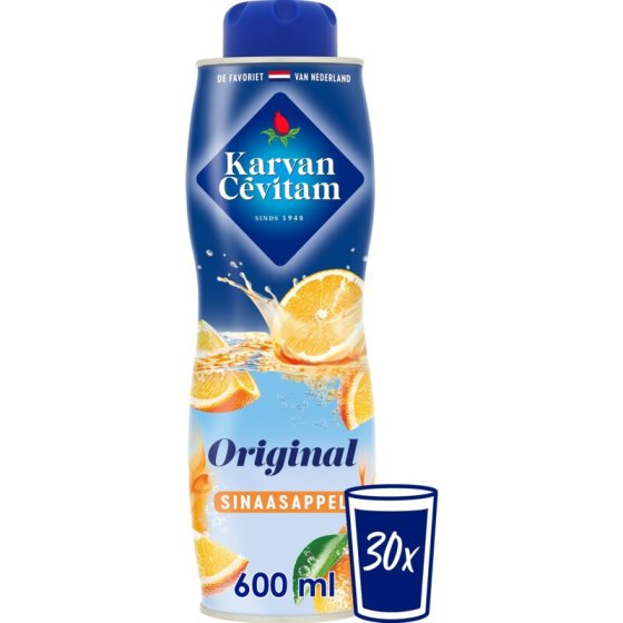 Karvan Cevitam Sinasappel Orange Sirup 600ml