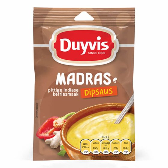 Duyvis Madras Dipsoße 6g