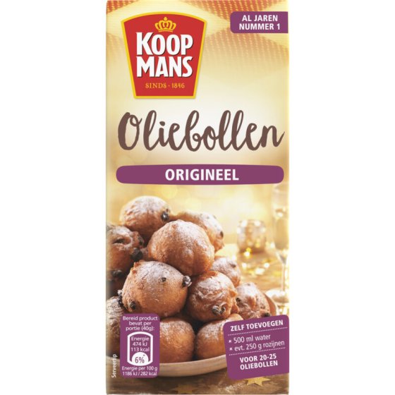 Koopmans Oliebollen Backmischung 500g