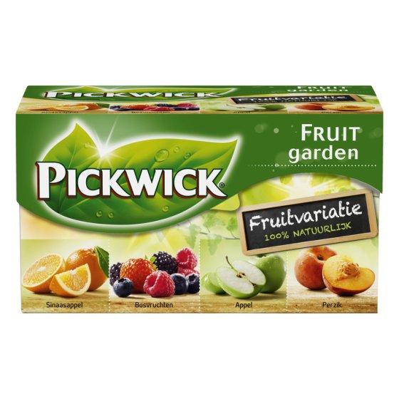 Pickwick 4 Sorten Frucht Tee Schwarz Grün 20 Stk. x 1g
