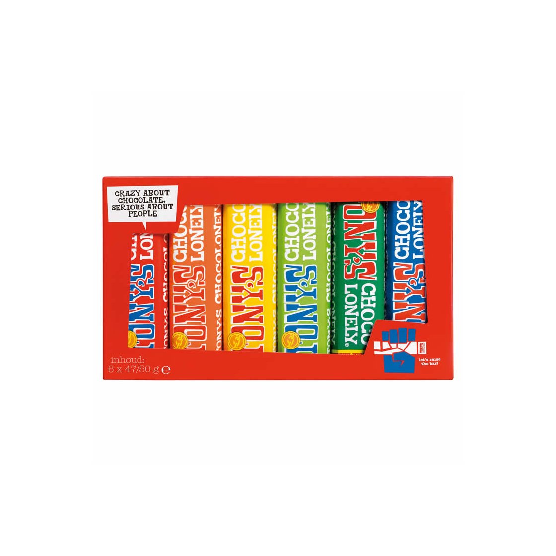 Tony's Chocolonely Schokolade Geschenk Box 288g
