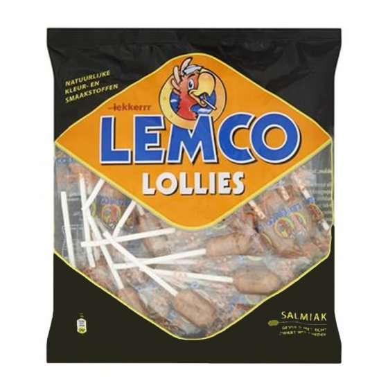Lemco Lollies Salmiak BIG PACK 150 Stk.