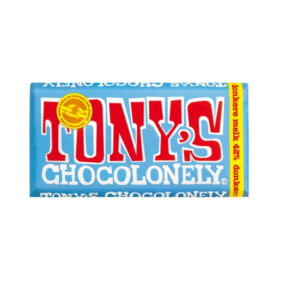Tonys Chocolonely dunkle Vollmilchschokolade 180g