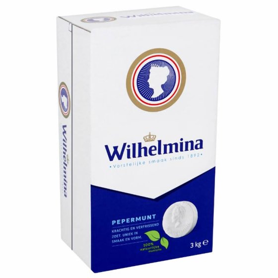 Fortuin Wilhelmina Pepermunt Pfefferminze Karton 3 kg