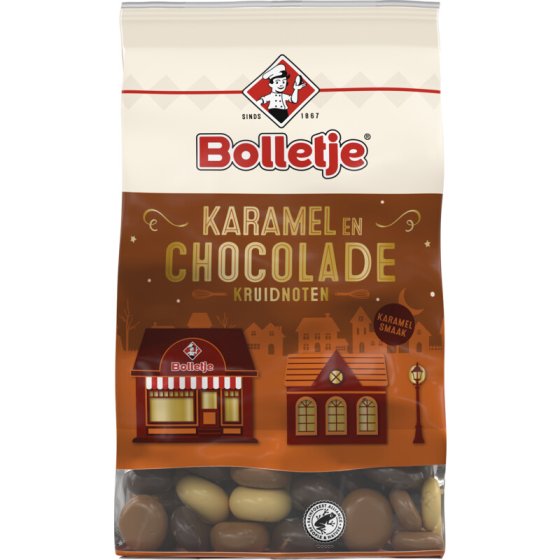 Bolletje Karamel & Chocolade Kruidnoten 250g