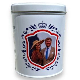 Fortuin Dose Koning Willem-Alexander und Maxima Blau...