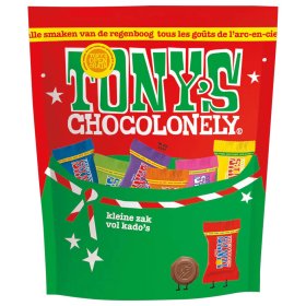 Tonys Chocolonely Tinys Weihnachtsmix einzeln verpackt 126g