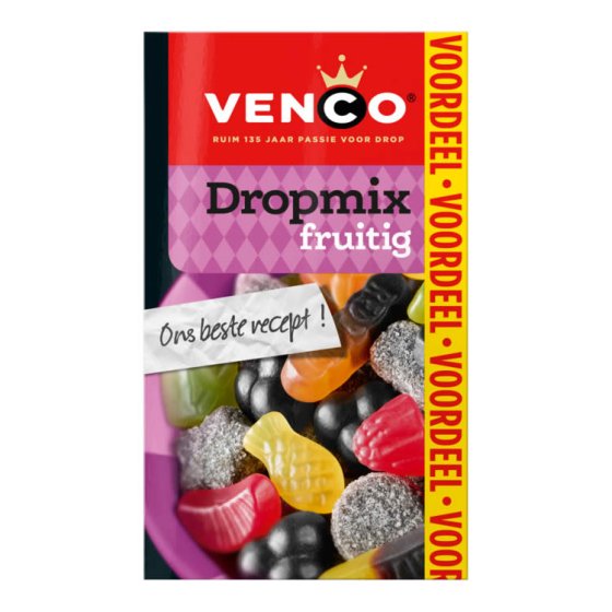 Venco Dropmix Frucht Lakritz-Mix 425g