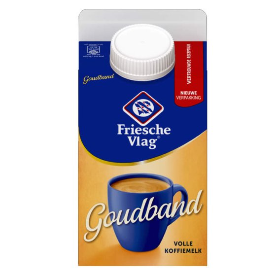 Friesche Vlag Goudband Kaffeemilch 455ml