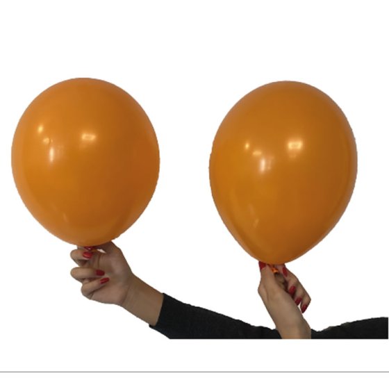 Orange Luftballons Helium 50 St.