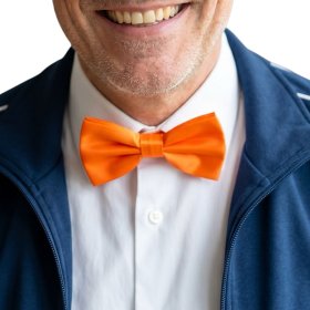Fliege Satin Oranje