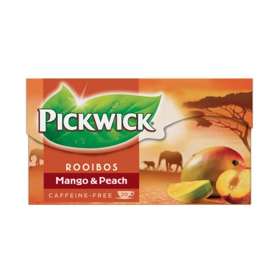 Pickwick Rooibos Mango & Peach koffeinfreier Tee 20 x 2g