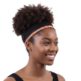 Oranje Geflochtenes Haarband