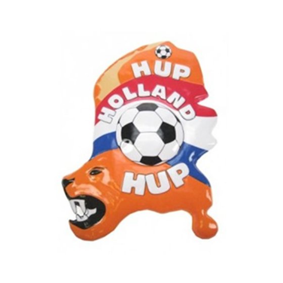 Wanddeko zum Aufhängen Oranje Leeuw Voetbal 60x48 cm