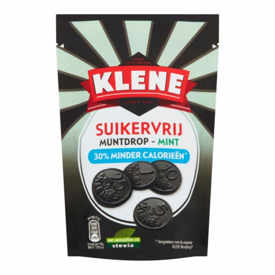 Klene Muntendrop Mint Zuckerfrei 105g