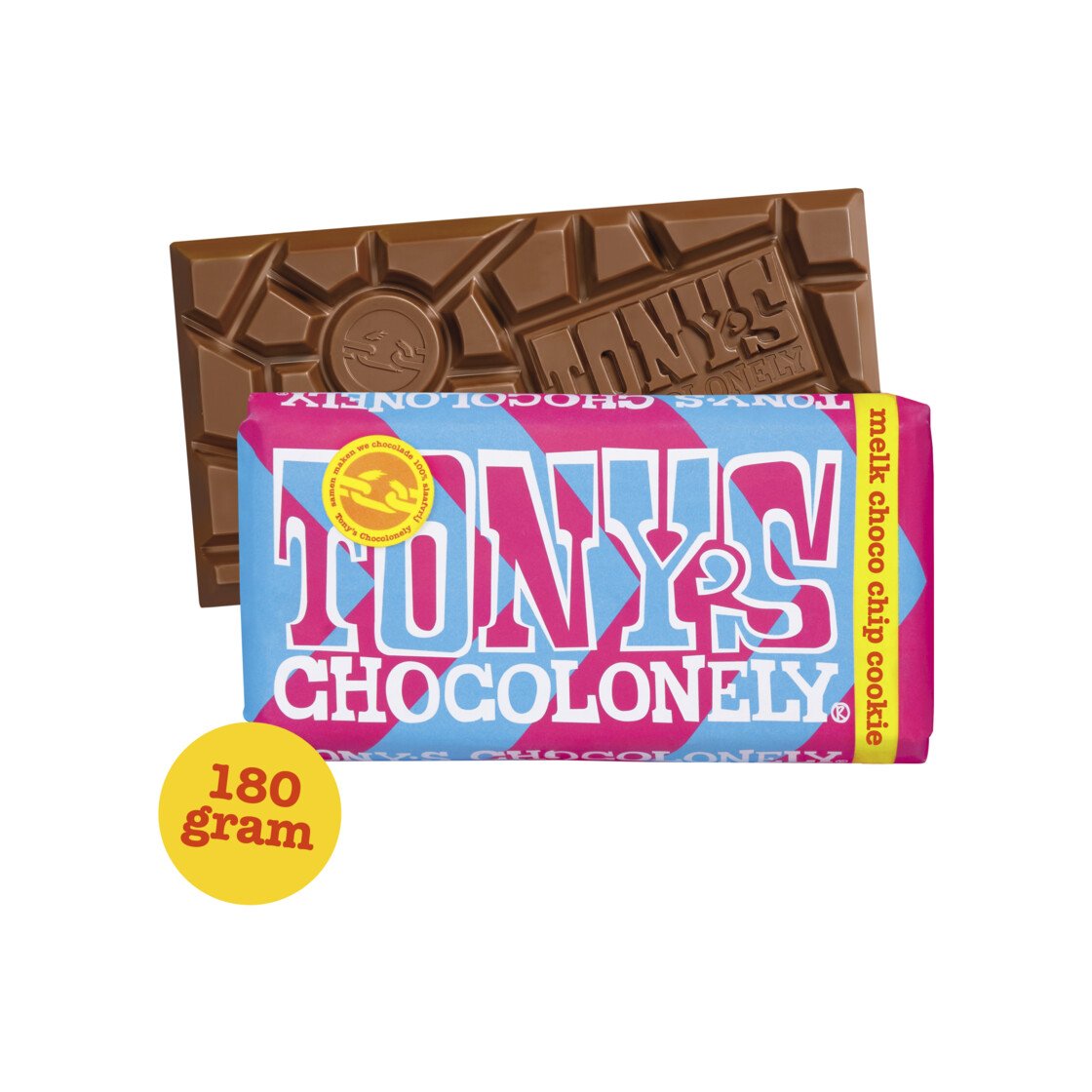 Tony's Chocolonely Melk Chocolate Chip Cookie 180g I Online bestellen