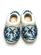 Magnet - Clogs - Holzschuhe - Farbe: Weiss