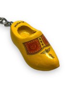 Schlüsselanhänger - Holländischer Clog - Holzschuh - Gelb