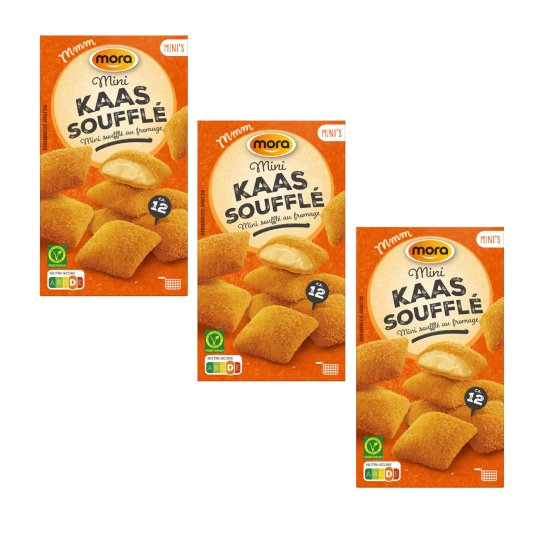 3 x Mora Mini Kaas-Souffles 12 Stk.