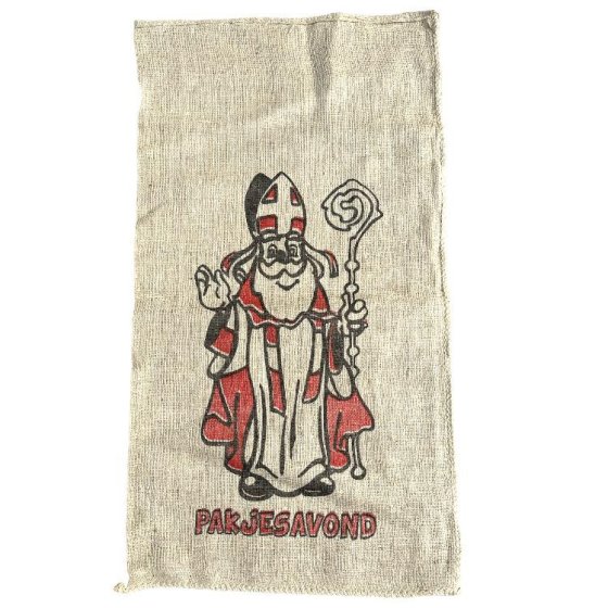 Jutesack Sinterklaas-Motiv 58 x 110 cm