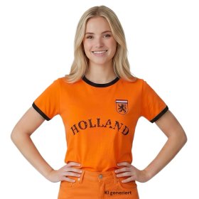 Holland Retro Fan T-Shirt Größe S