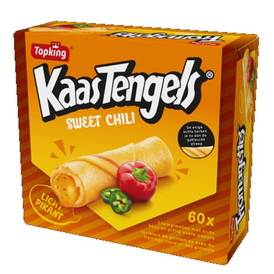 Topking Kaastengels Sweet Chilli 60 Stk.