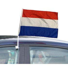 1 x Autofahne 45 x 30 Holland Niederlande rot weiß...