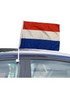 1 x Autofahne 45 x 30 Holland Niederlande rot weiß blau