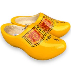 Holzschuhe Klompen Gelb Gr. 43-44