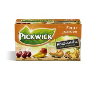 Pickwick 4 Sorten Frucht Tee Schwarz Orange 20 Stk. x 1,5g