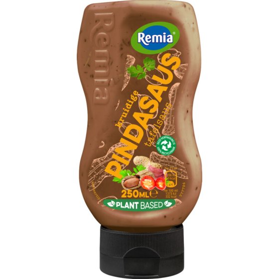 Remia Pindasaus Tafelsaus Erdnusssoße plant based 250ml
