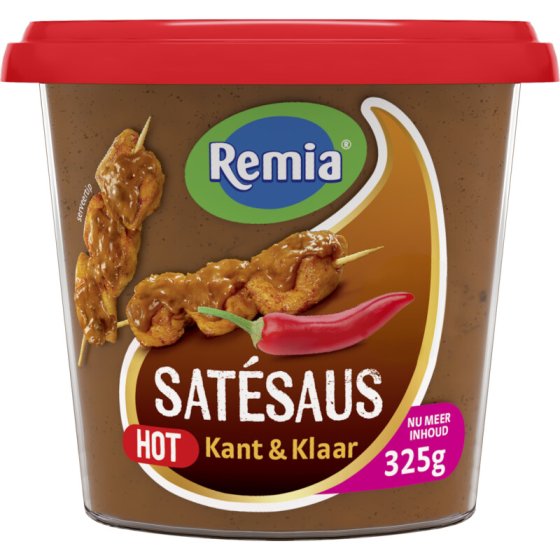 Remia Satesaus Kant & Klaar HOT Fertige Erdnusssoße 325g