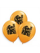 Oranje Luftballons Aufdruck Löwe 8 Stück