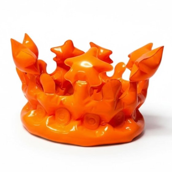 Aufblasbare Fan-Krone Oranje