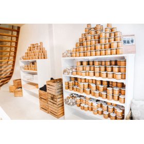 De Pindakaaswinkel Erdnussbutter Pindakaas Naturel mit Stücken 420g