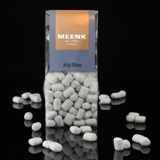 Meenk Krijt bites Wit Kreide Lakritz-Kreide 170g