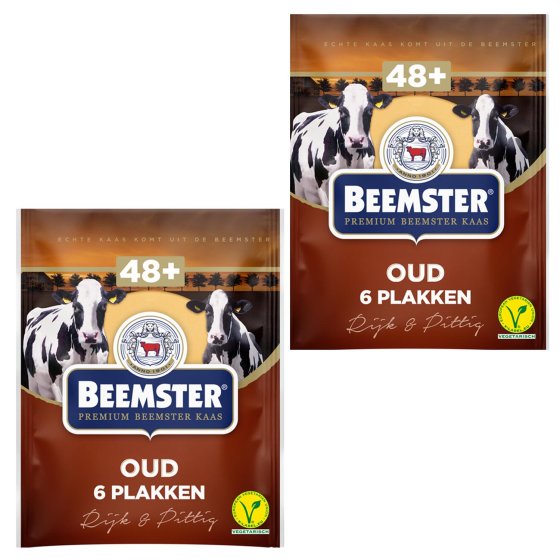 2x Beemster Premium Oud Käse Alt 48+ in Scheiben 150g