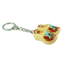 Schlüsselanhänger Clogs - 2 Holzschuhe -...