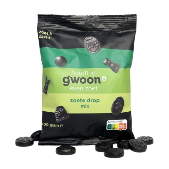 Gwoon Zoete Drop Mix Lakritz süß 400g