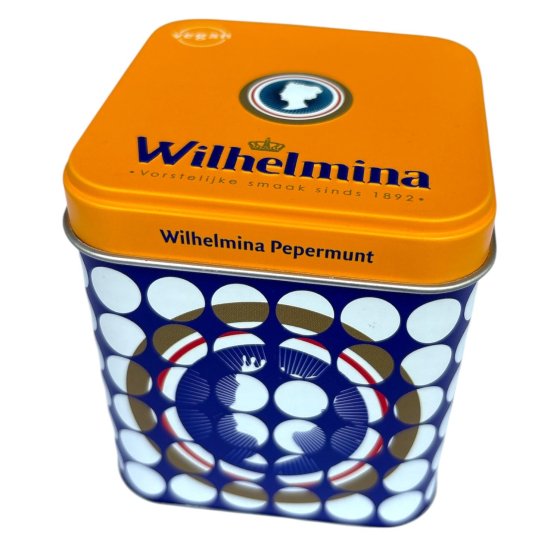 Wilhelmina Pepermunt Pfefferminze Dose Kreise 100g