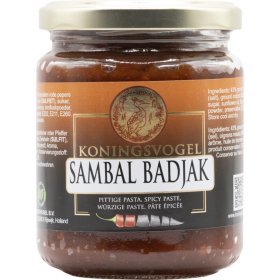 Koningsvogel Sambal Badjak  280g