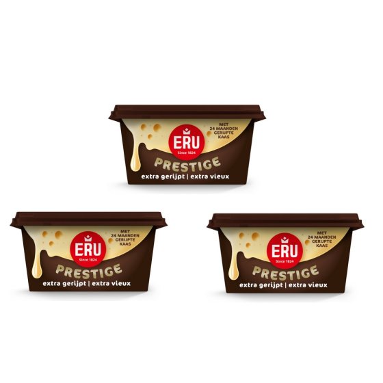 3 x Eru Prestige Smeerkaas extra gereift 100g