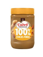 Calve 100% Pindakaas Stukjes Pinda mit Nusstücken 600g