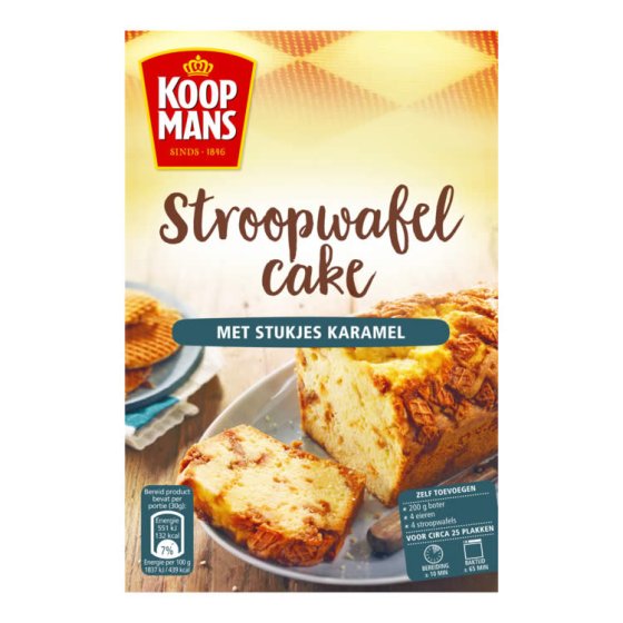 Koopmans Oud-Hollandse Stroopwafel Cake Backmischung 400g