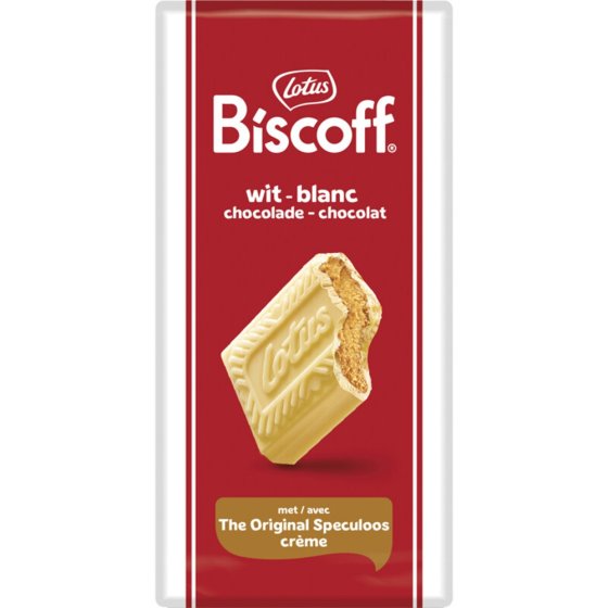 Lotus Biscoff Chocolate Weiß mit Speculoos Creme 180g