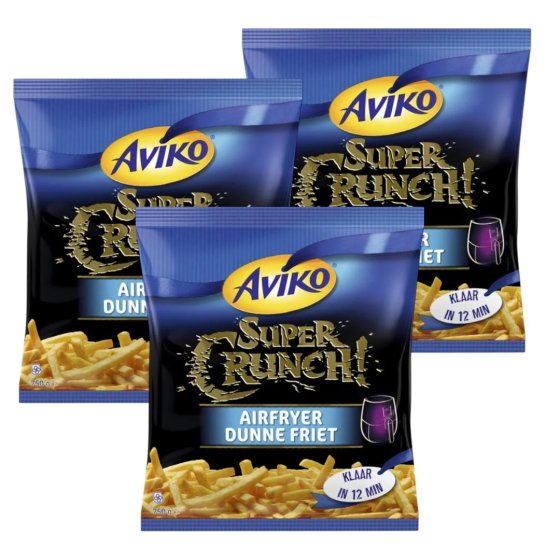 3 x Aviko Super Crunch Airfryer Dünne Pommes Frites 750g