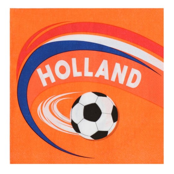 Serviette Fussball Holland 20Stk.
