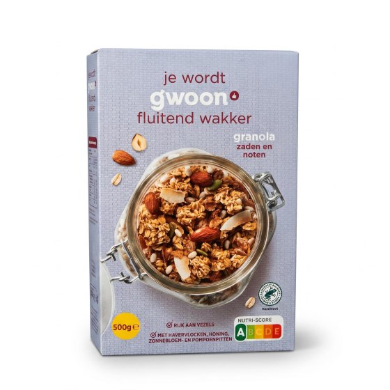 Gwoon Granola Nüsse & Saaten 500g