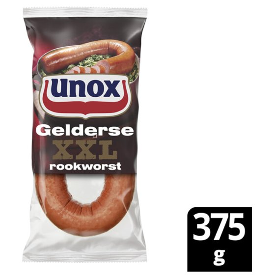 Unox Rookworst Geräucherte Wurst 375g (MHD 13.07.2026)