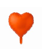 Folienballon Herz Orange 45cm